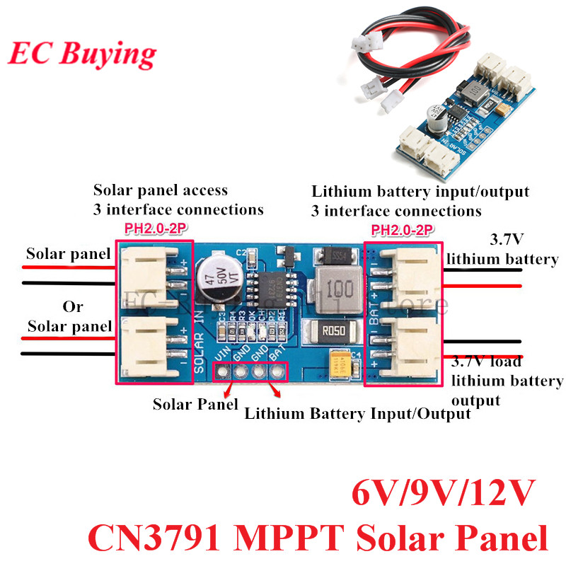 CN3791 MPPT Solar Panel 6V/9V/ – Drone Solar Charger Bewertung und Preis