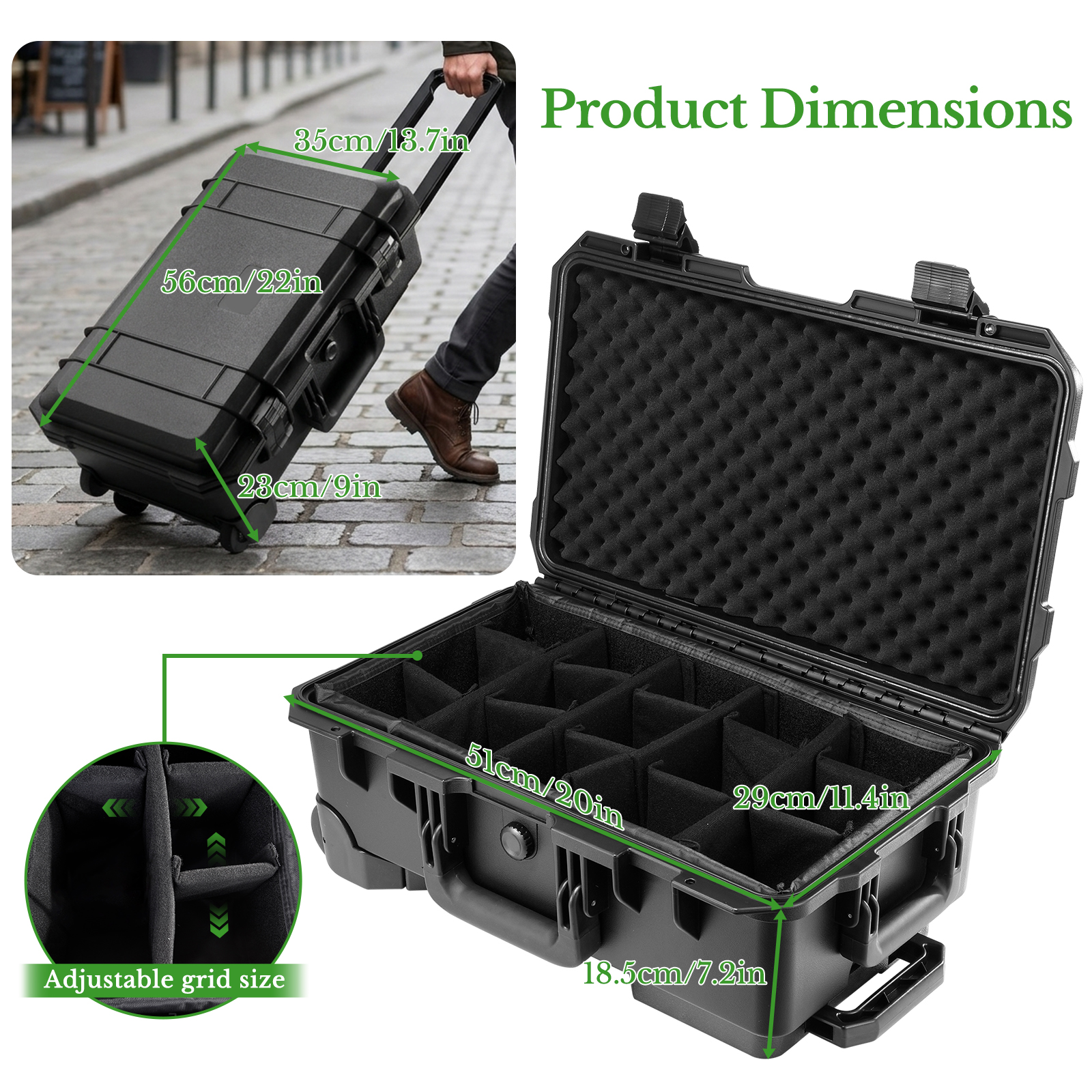 Professional Large Hard Rollin – Drone Carrying Case Bewertung und Preis