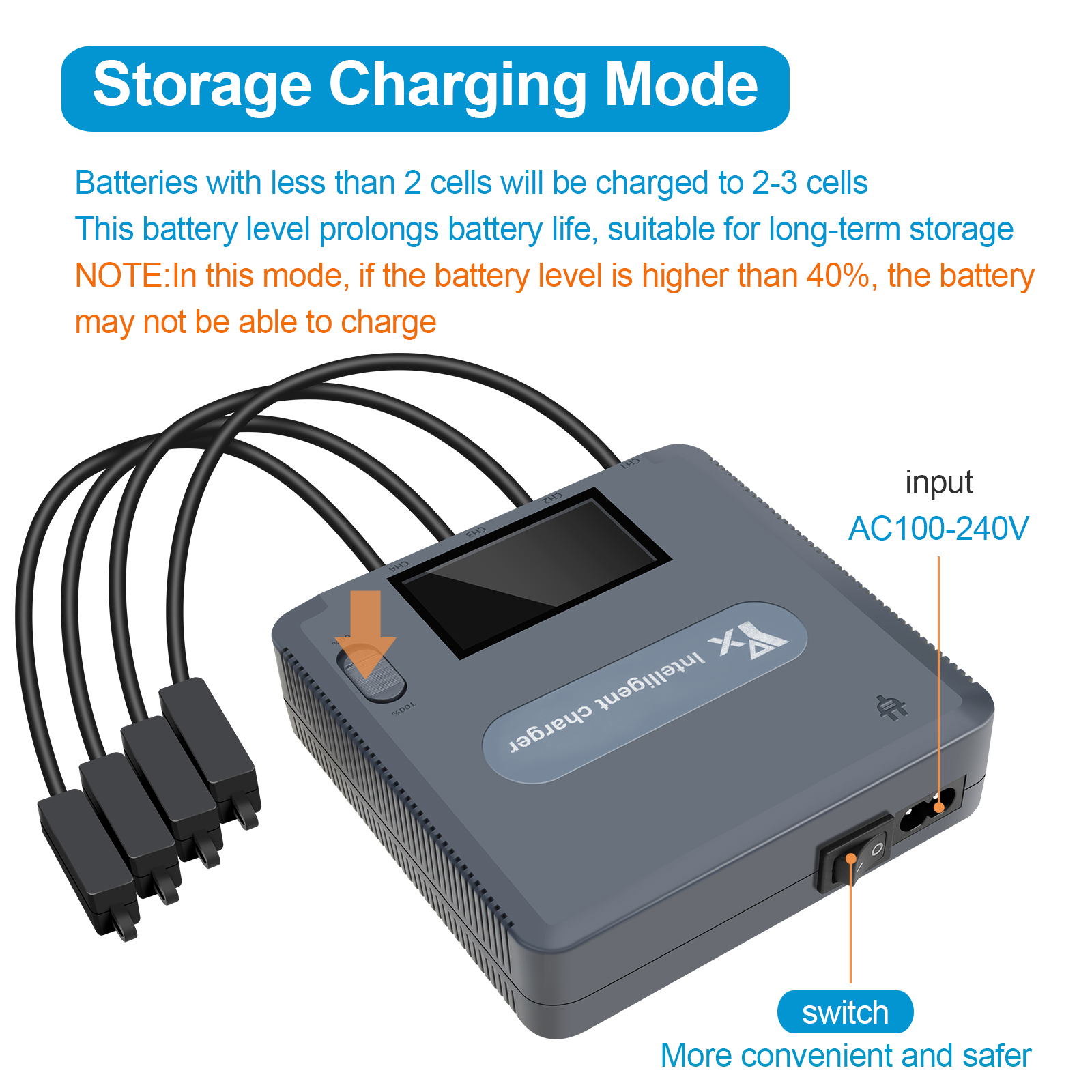 6 in 1 Digital display Battery – Drone Charging Hub Bewertung und Preis