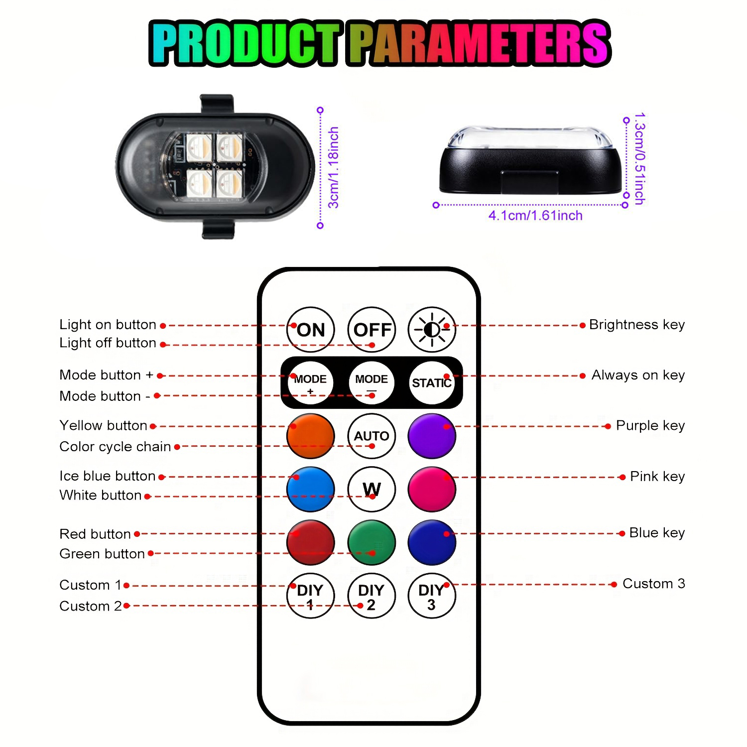 Upgraded 4LEDs Wireless LED St – Drone Strobe Light Bewertung und Preis