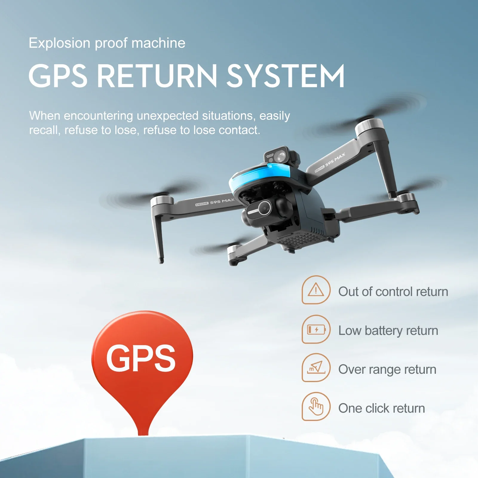 NEW S9S MAX MINI Drone 4K 2-Ax – Drone Remote Controller Lanyard Bewertung und Preis