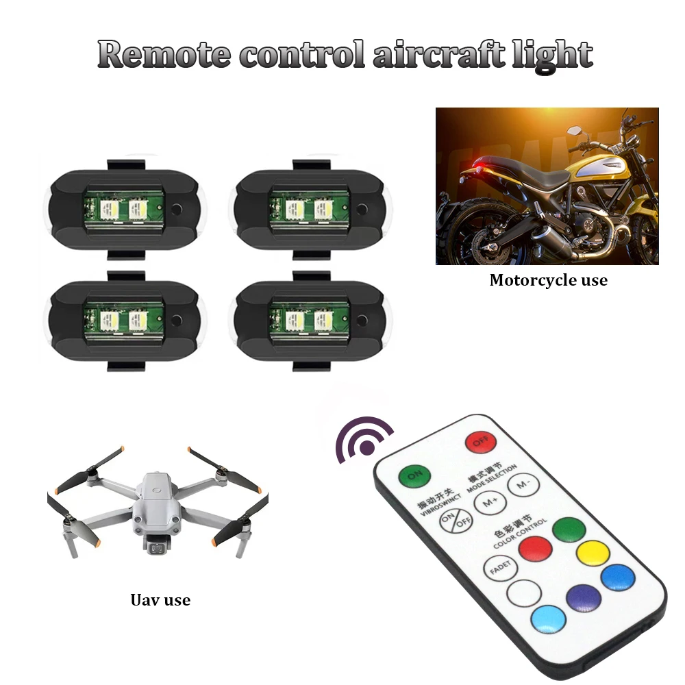 1Pcs Remote LED RGB Anti-colli – Drone Beacon Light Bewertung und Preis
