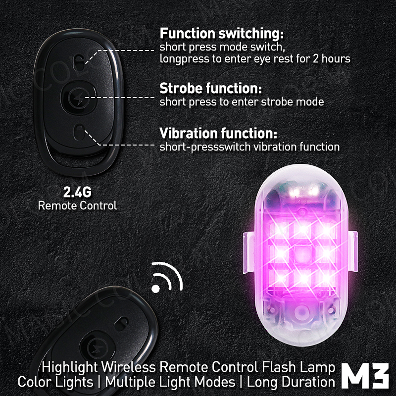 2PCS Wireless LED Strobe Light – Drone Strobe Light Bewertung und Preis