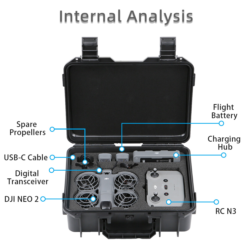 For DJI NEO 2 Case Bag Explosi – Drone Hard Shell Case Bewertung und Preis