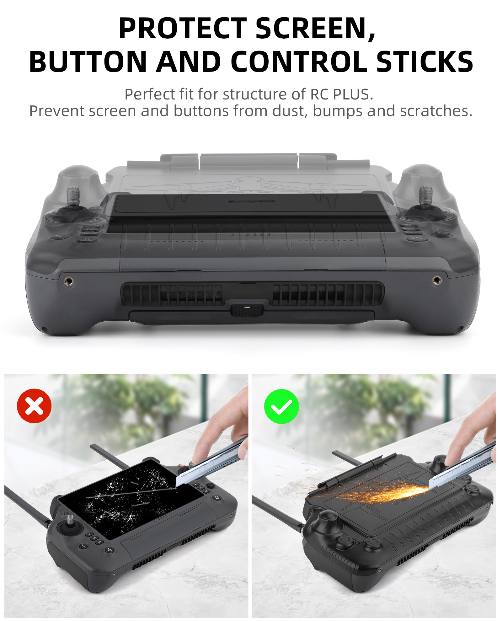 RC Plus Sun Hood Joystick Prot – Drone Sun Shade Bewertung und Preis