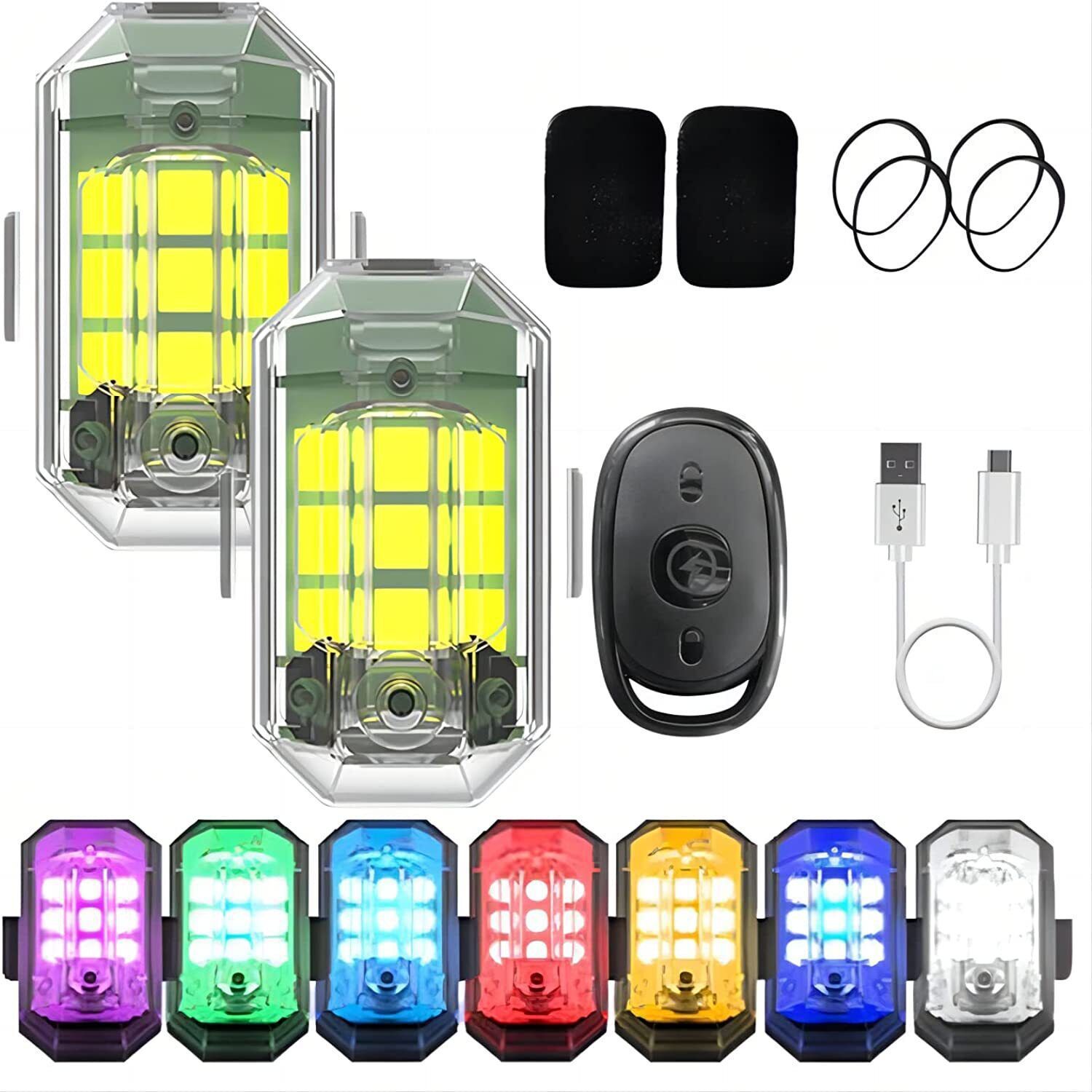 1/2/4Pc Remote Motorcycle Ligh – Drone Beacon Light Bewertung und Preis
