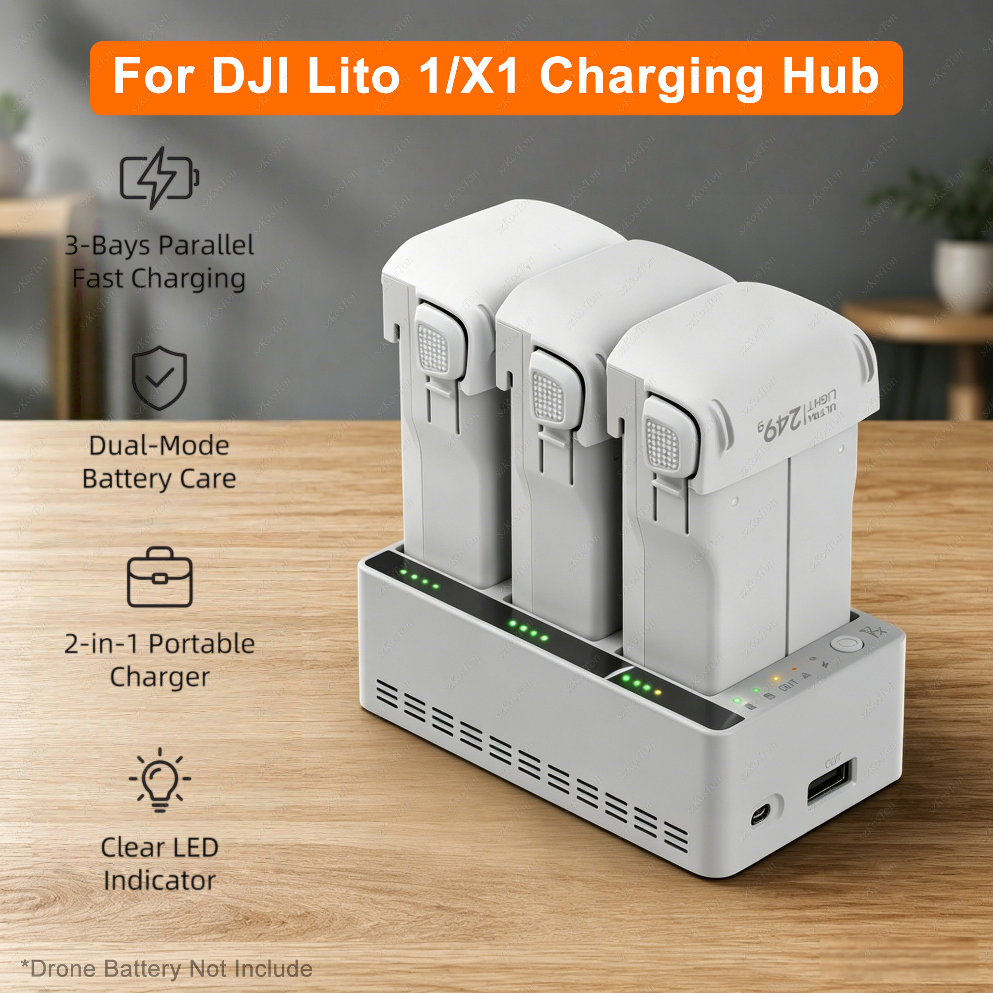 3-Way Battery Charger Butler F – Drone Charging Hub Bewertung und Preis