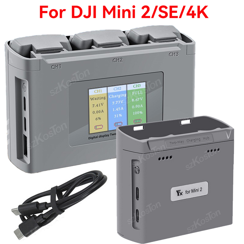 For DJI Mavic Mini 2/SE Mini 4 – Drone Charging Hub Bewertung und Preis